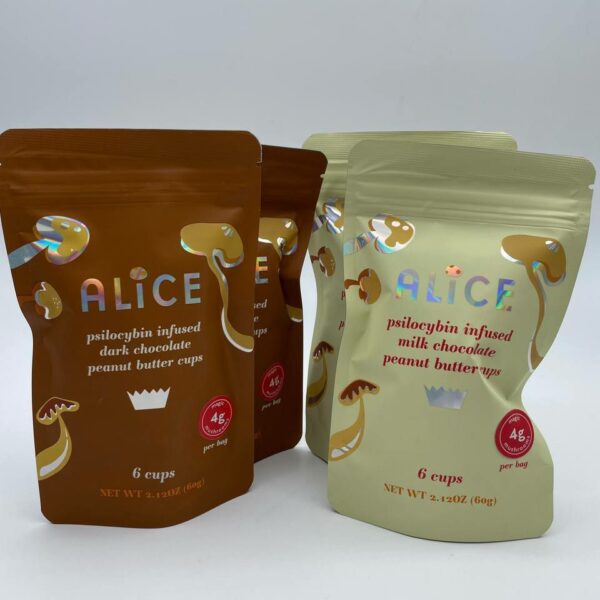 Psilocybin Magic Mushroom Infused Milk Chocolate Peanut Butter Cups – 3,000mg Golden Teacher (6-Pack) – UK Next-Day Discreet Delivery from UK Mushroom's OK