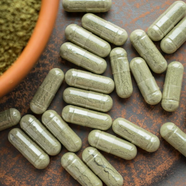 Kratom Herbal Supplement Capsules - 100 Capsules