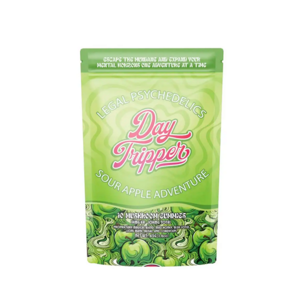 Sour Apple Adventures Mushroom Gummies | 10 Count